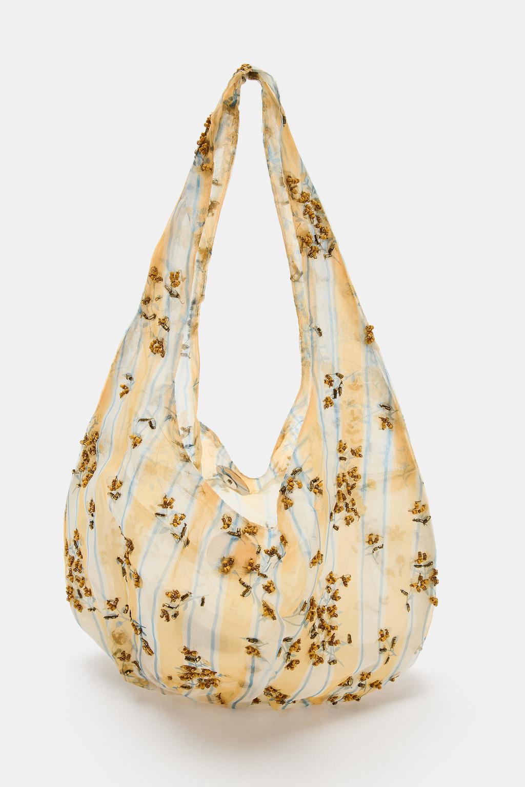 Embroidered appliqué bag