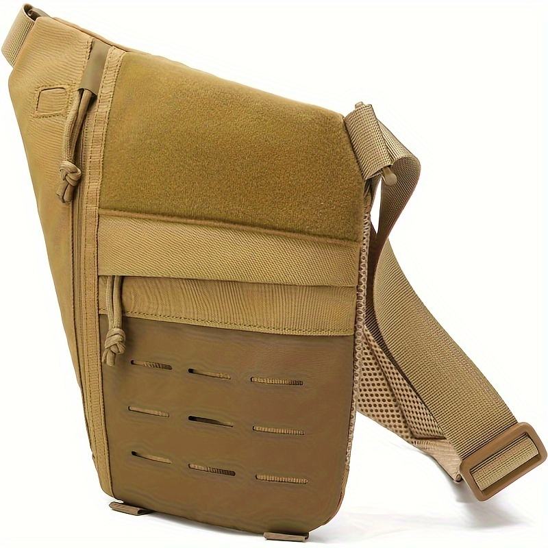 Tactical Sling Bag with Adjustable Webbing Strap for Outdoor & Daily Casual Matching